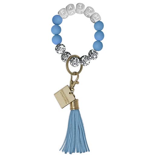 SC Silikone Perlearmbånd Nøglering - Tro for engroshandel hos Southern Couture