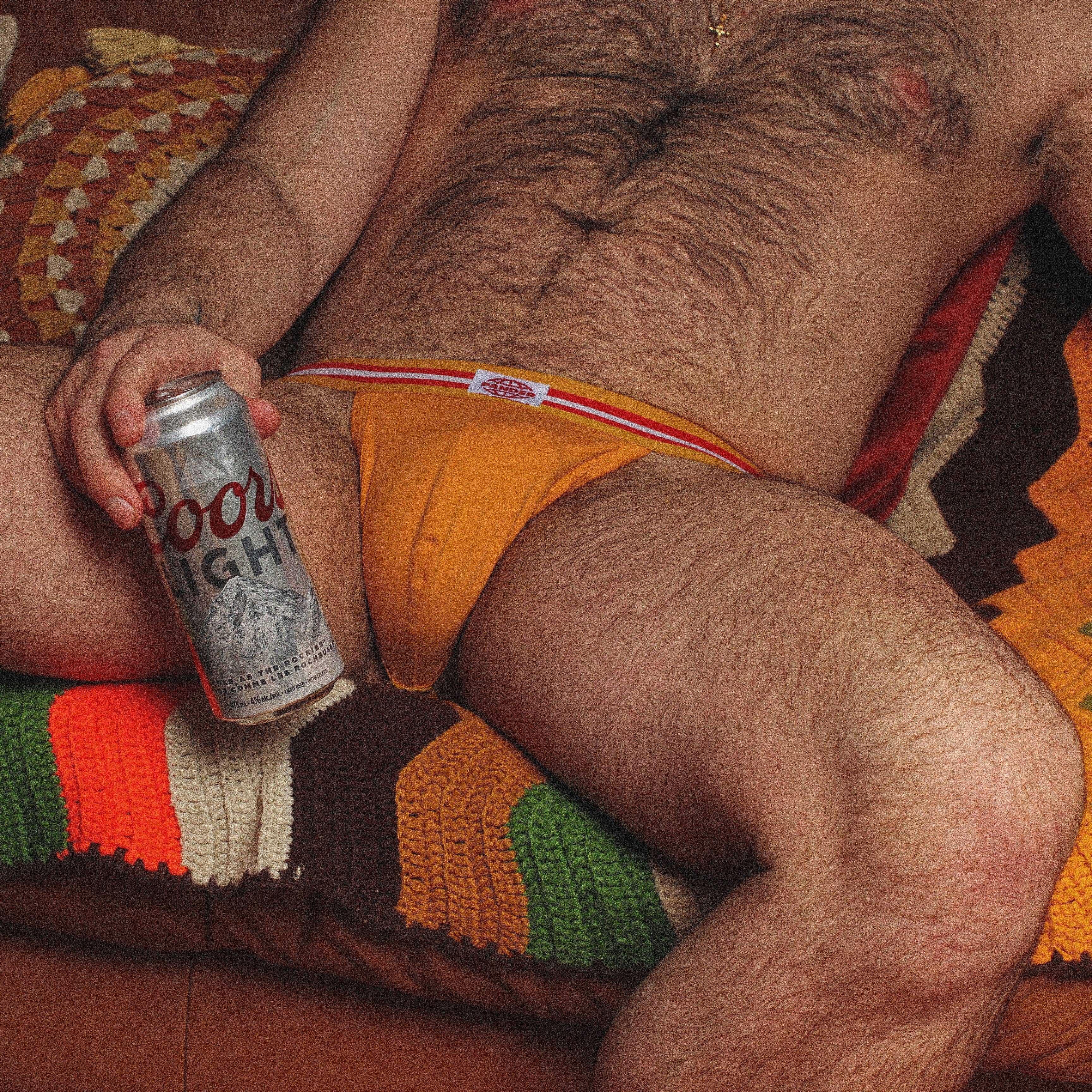 Pander - Wholesale Underwear - Men's - Yellow Pander Jockstrap2