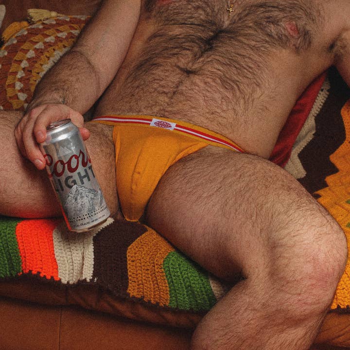 Pander - Wholesale Underwear - Men's - Yellow Pander Jockstrap2