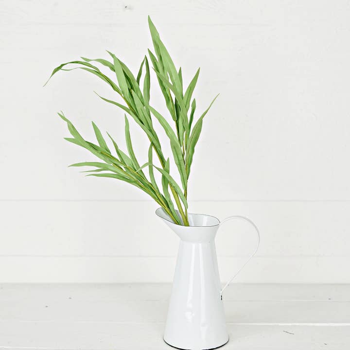 Holiday Depot Inc. - Wholesale Artificial Flowers - 35415- 18in Green Willow Leaves Pick1