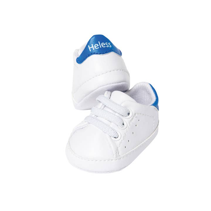 Weiße Puppen-Sneakers, Gr. 38-45 CM für den Großhandel von Heless