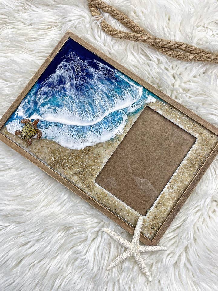 Beach Photo Frame for wholesale by Sam + Sea Artistry
