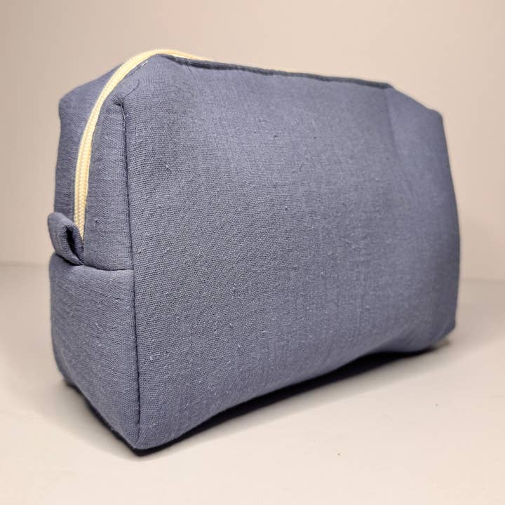 Navy Blue Toiletry Bag for wholesale by le petite pochette