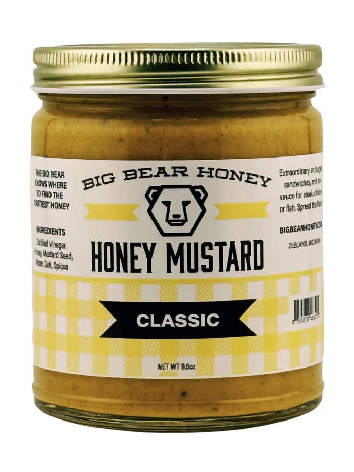 Klassisk honungssenap - 270 g för wholesale av Big Bear Honey