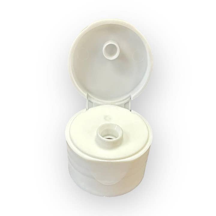 Tapa abatible blanca de 24 mm (se adapta a nuestras botellas de 100 ml y 250 ml) para venta al por mayor de Fizzy Whiz