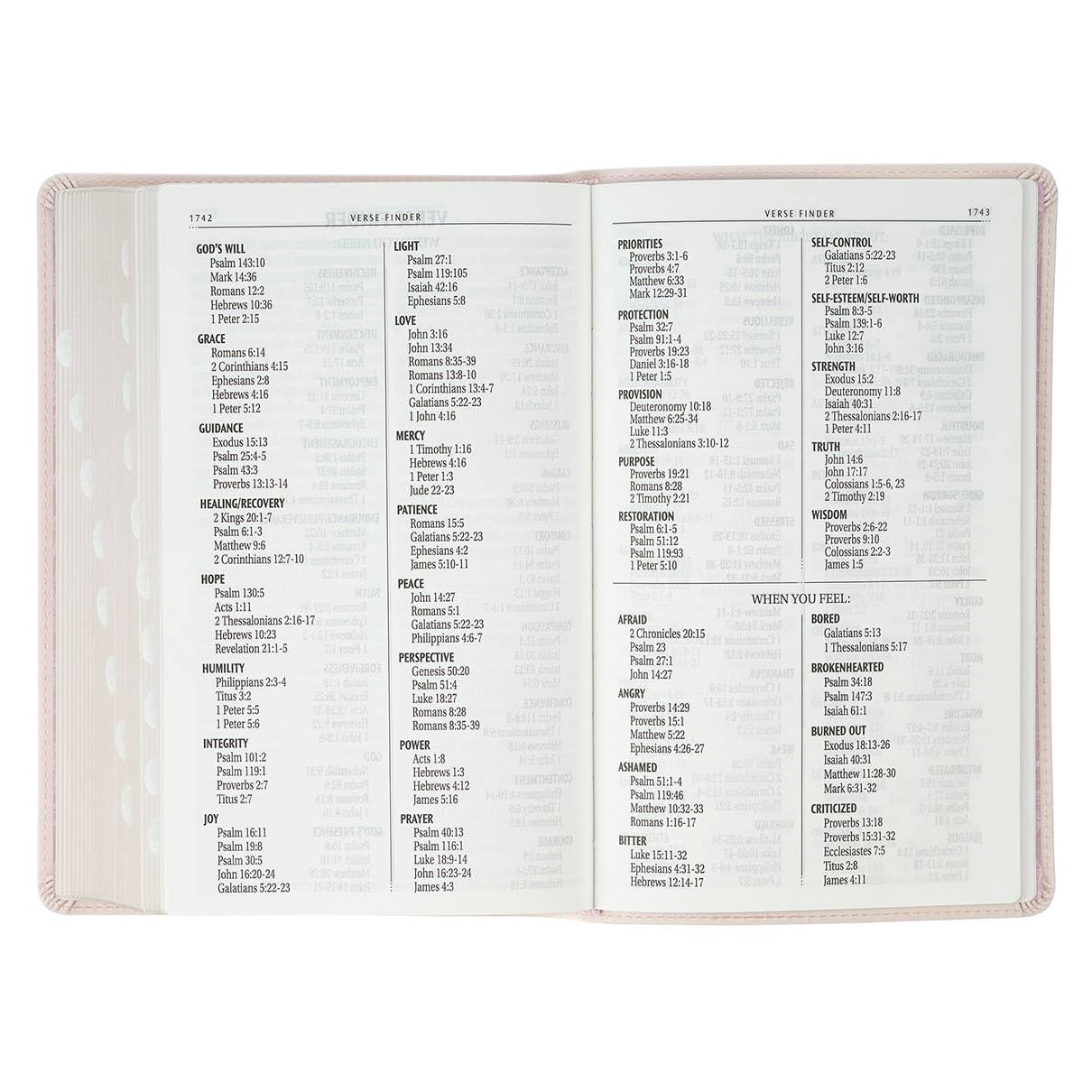 Christian Art Gifts - Wholesale Display Book - KJV Bible Giant Print Standard-size Faux Leather, Pink 20258
