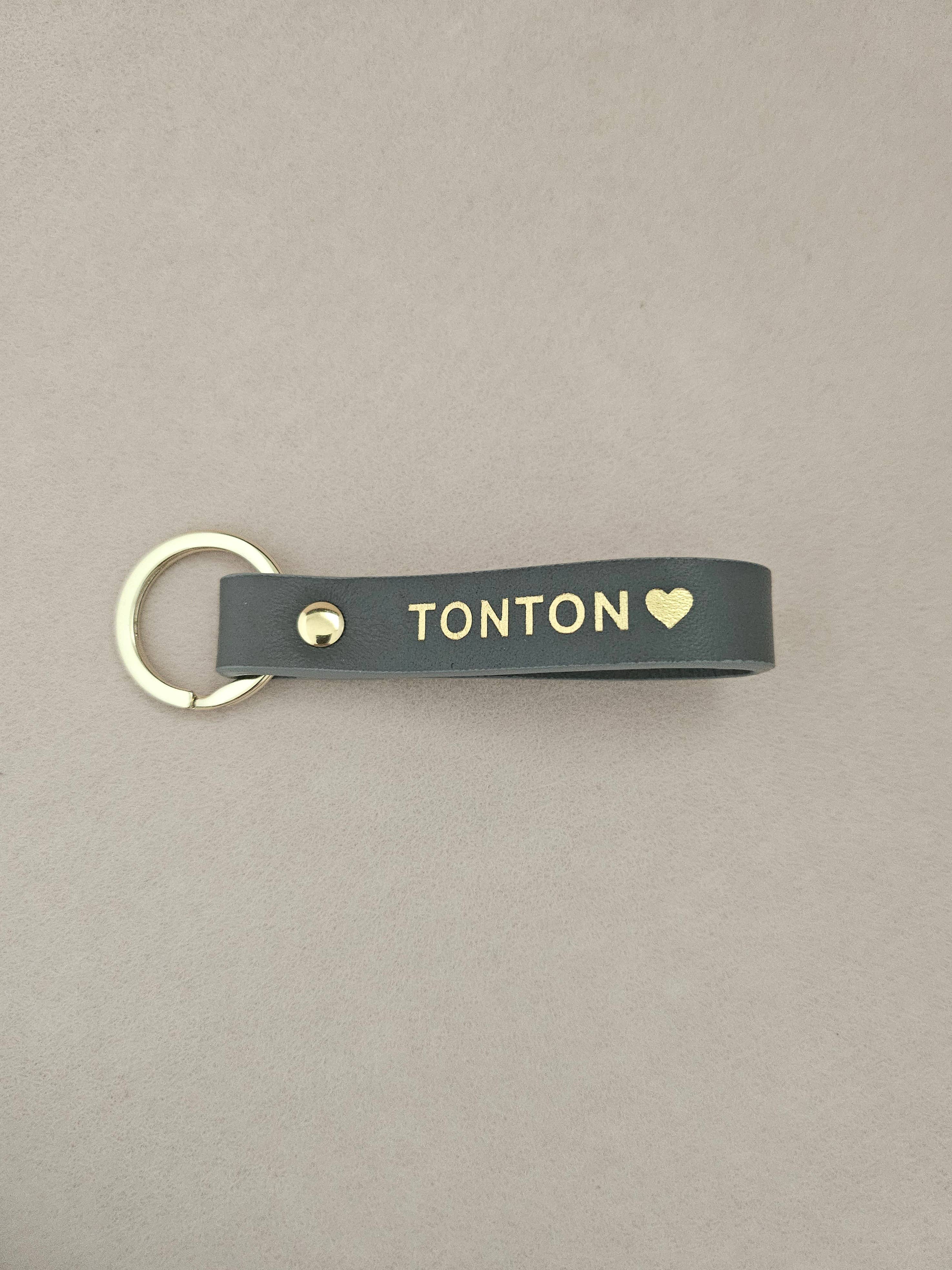 Royal marais - Vente Porte-clés – unisexe - porte-clé cuir tonton/tata4