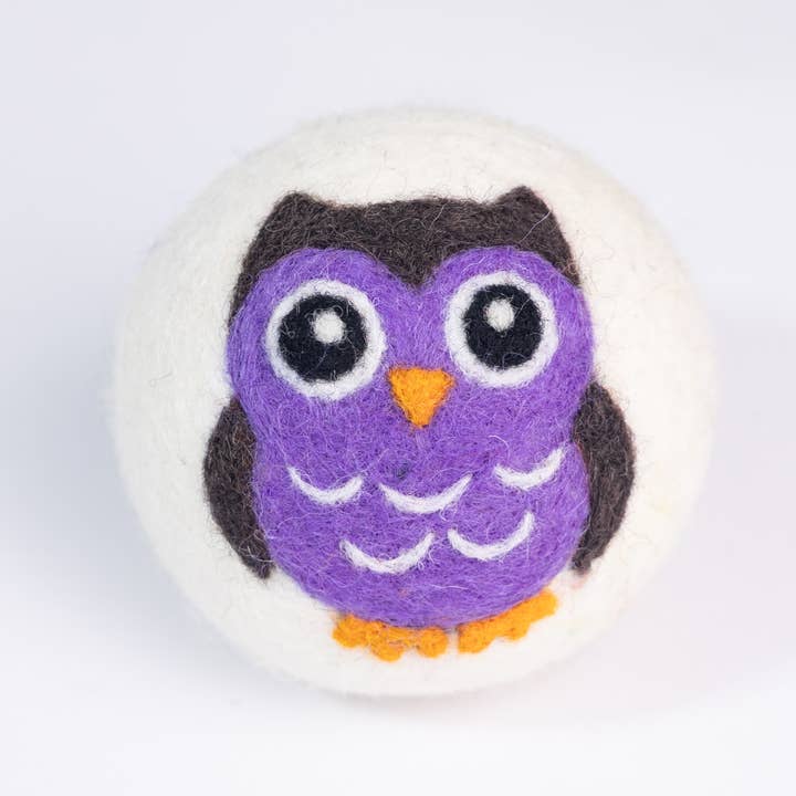 Ethical Global - Wholesale Dryer Balls - Owls: Eco Wool Dryer Balls Fair Trade 1
