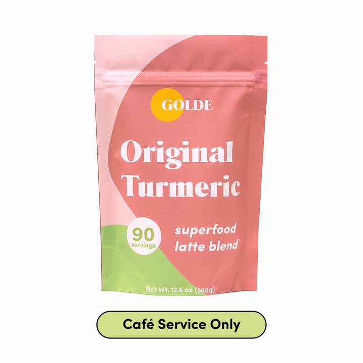 Original Turmeric Latte Blend – Bulk Café Service Bag for wholesale by Golde