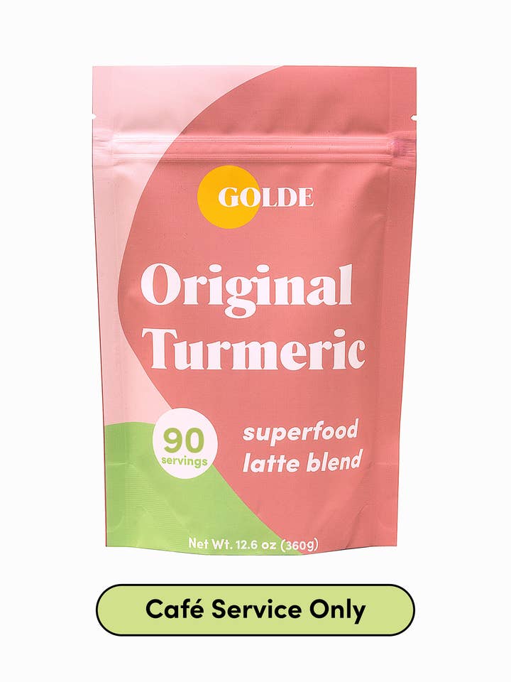 Original Turmeric Latte Blend – Bulk Café Service Bag for wholesale by Golde
