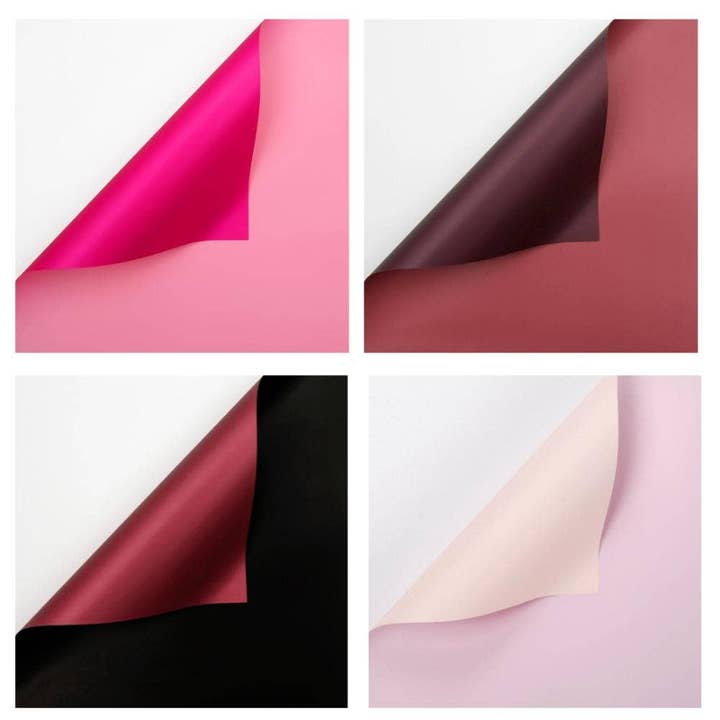 Papel de regalo impermeable de doble cara, 20 hojas para venta al por mayor de UNIKPACKAGING