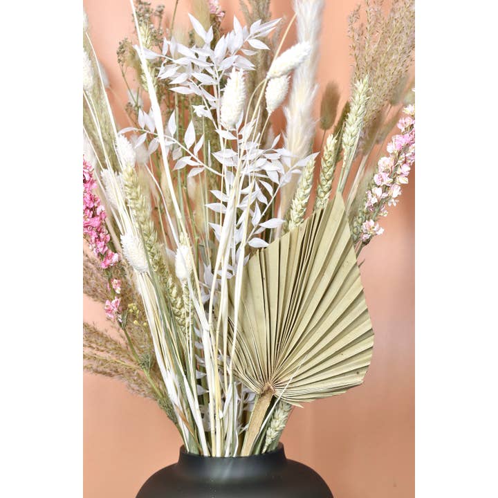 Dutch Flower Studio – Großhandel Getrocknete/gepresste Blumen – Blumenstrauß White - 65 cm - Trockenblumen - Dekoration - Natur