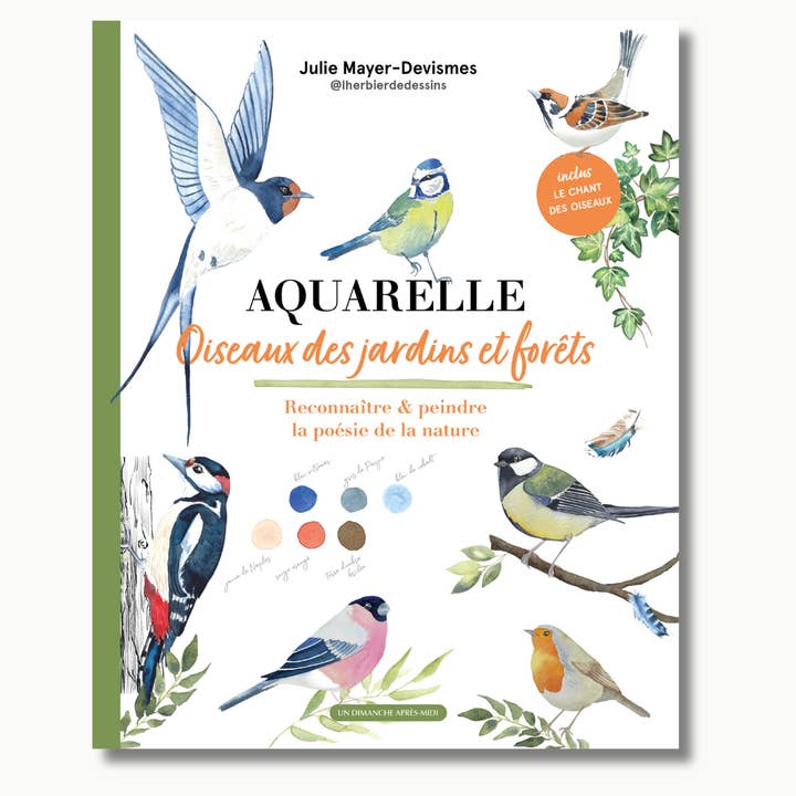 Acuarela: aves de jardines y bosques para venta al por mayor de Un Dimanche Après-Midi