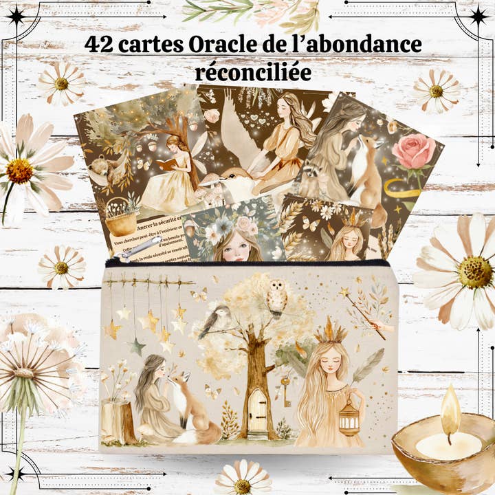 Oracle of Reconciled Abundance – 42 oracle cards for wholesale by Les Moonettes