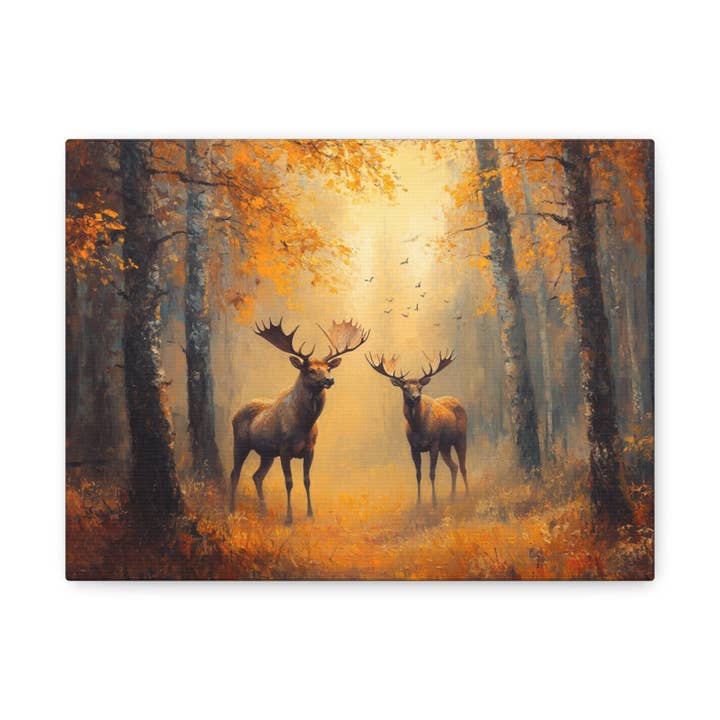 Arte de pared con ciervos y alces para venta al por mayor de Coin Tableau