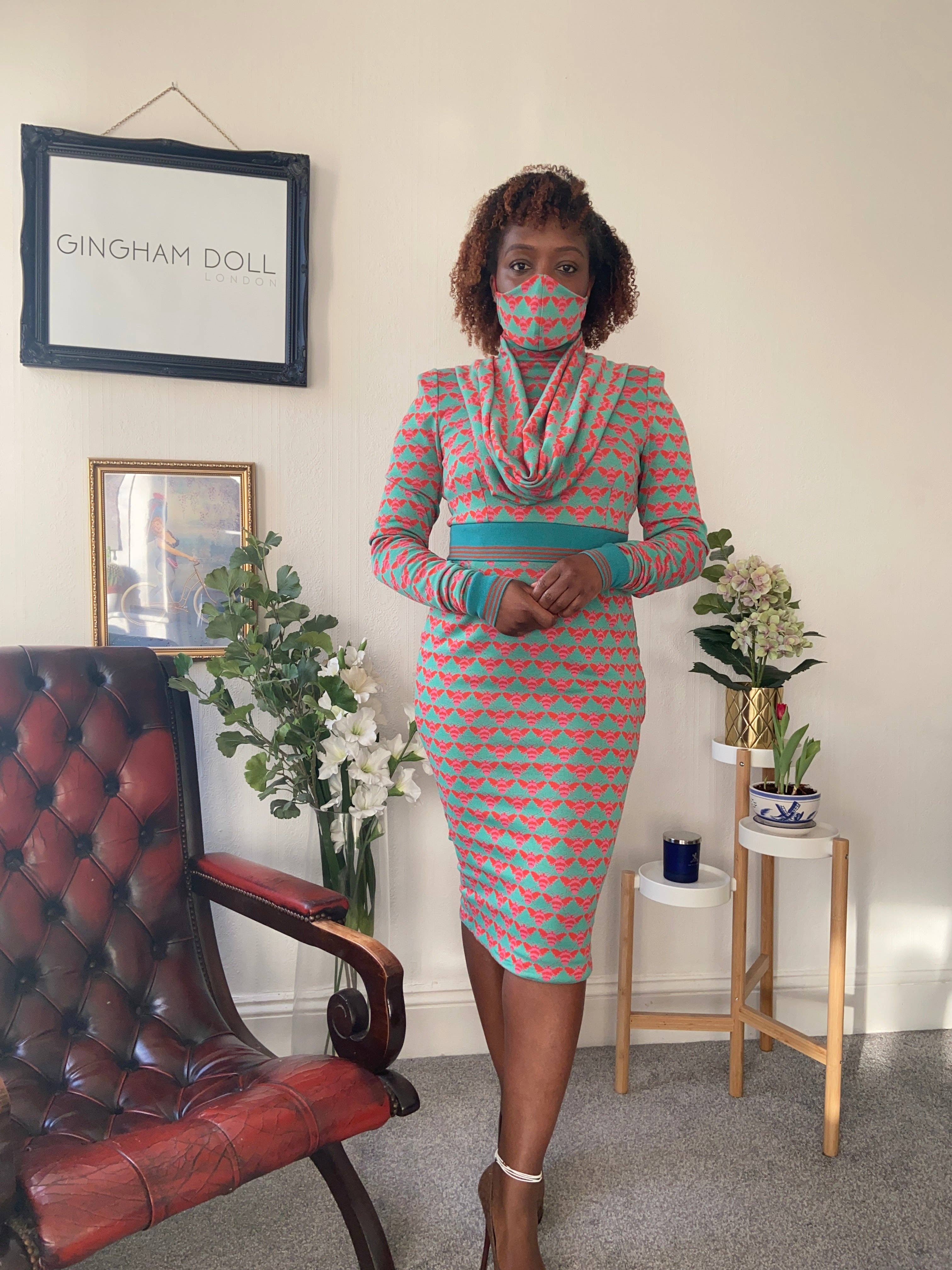 Gingham Doll - Venta al por mayor Vestido - Mujer - Vestido punto canalé0