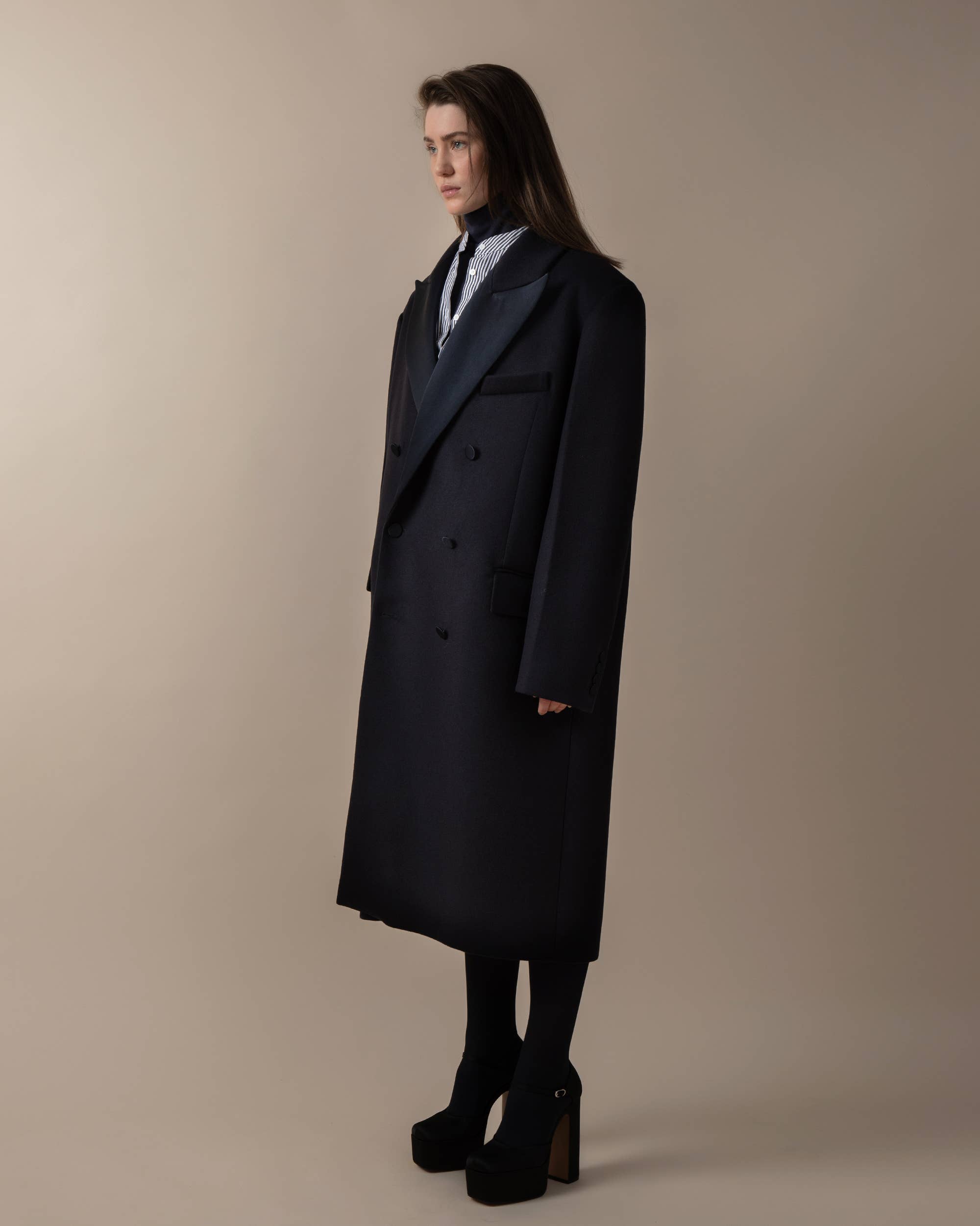 A  LINE - Vente Manteau – femme - Manteau croisé1