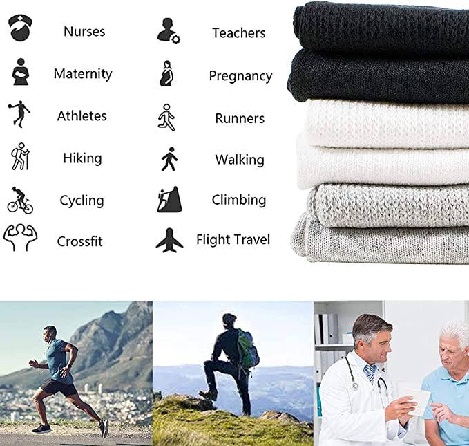 VINCO GROUP – Großhandel Socken - Unisex – Diabetiker-Crew-Socken Komfort Arztzugelassen Nicht bindend Zirkulierende Baumwollpolsterung Für Herren Damen.6