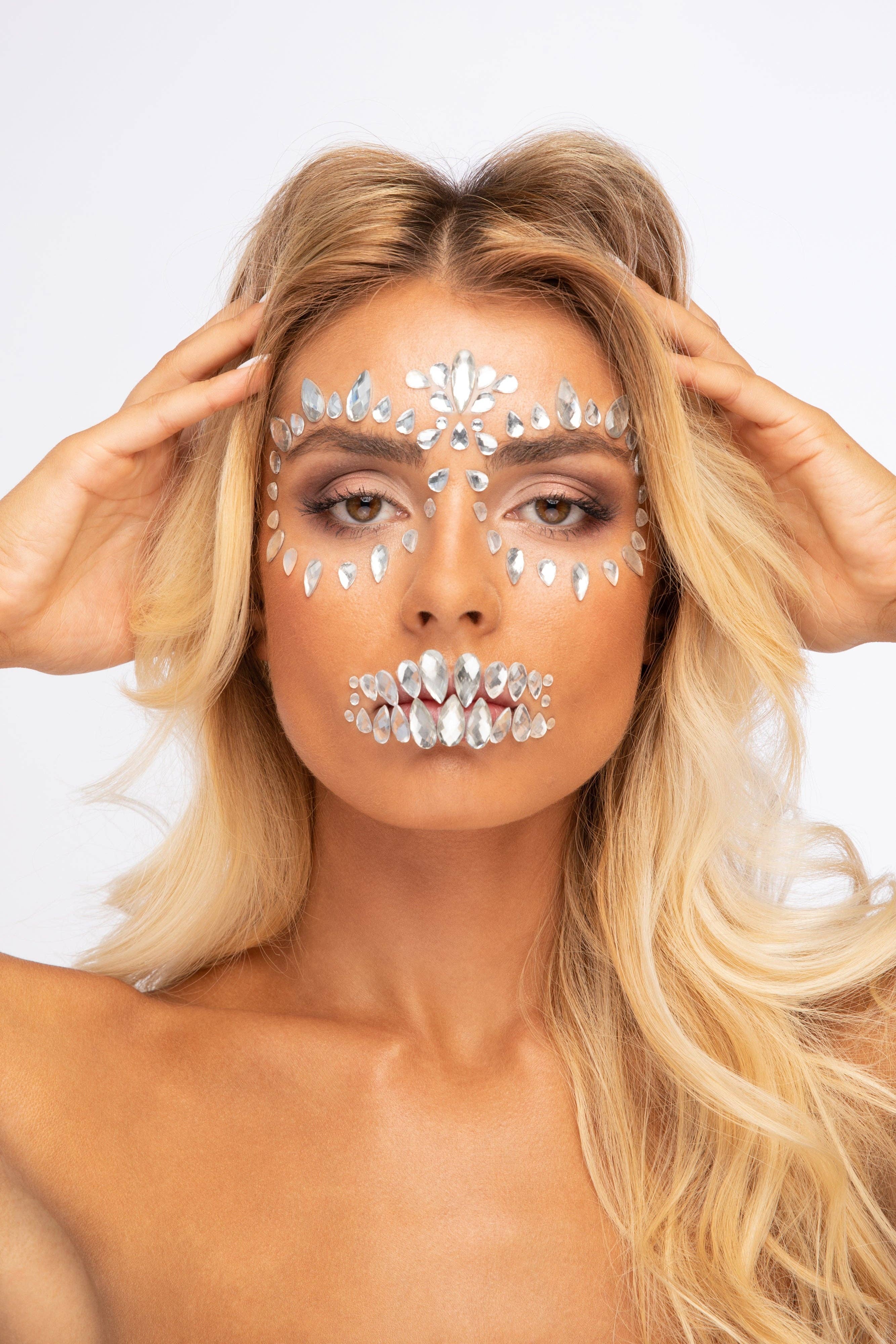 Moon Makeup – wholesale Kroppsglitter/skimmer – Halloween självhäftande ansiktsstenar, juveler och strass9