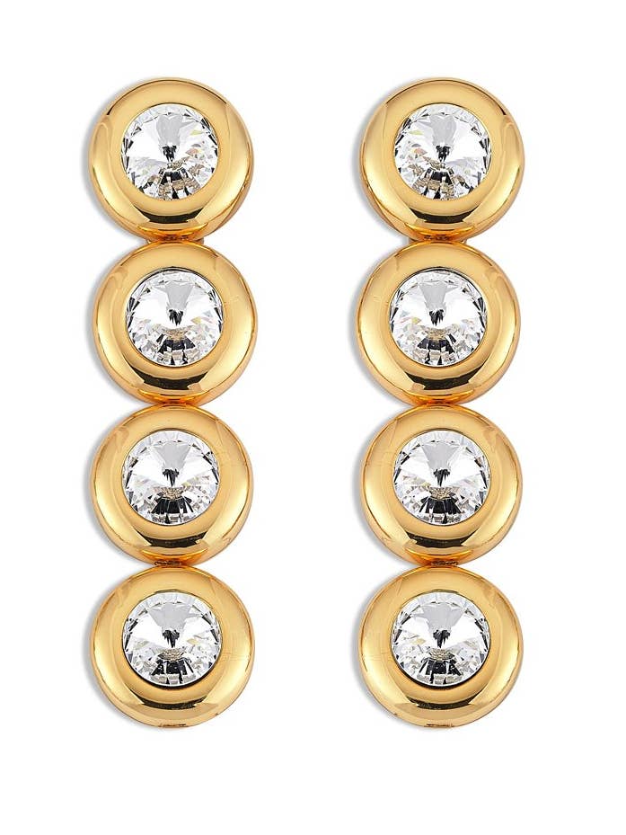 Brincos Compridos em Cúpula por atacado de Ninon