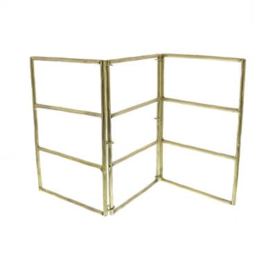 HomArt - Wholesale Jewelry Stand & Display - Maddox Forged Iron Jewelry Hinged Display - 9 - Brass