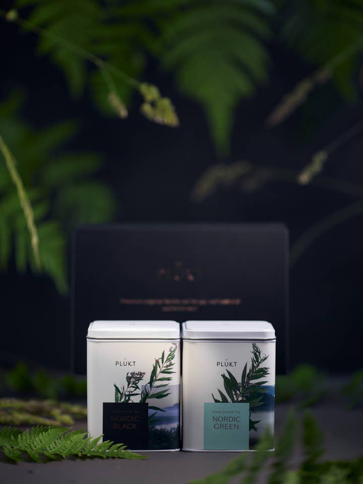 Herbal tea gift set NORDIC | organic tea collection, green for wholesale by Plūkt