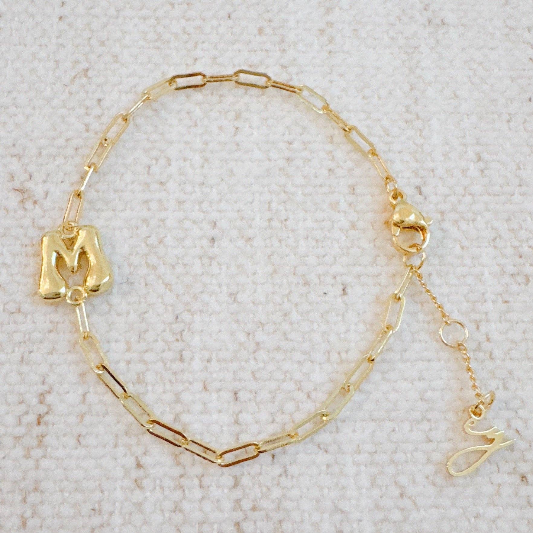 Ellison+Young - Wholesale Link & Chain Bracelet - Mini Balloon Initial Bracelet27