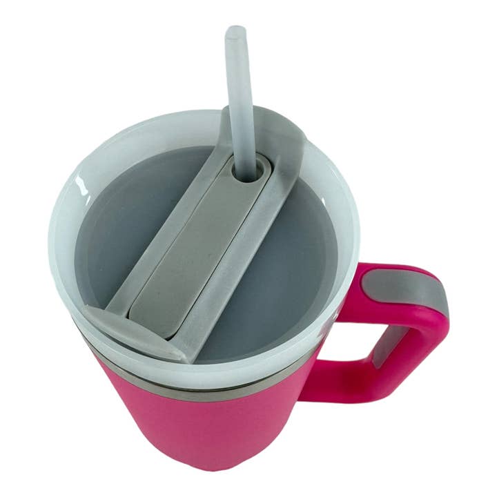 TAPA fashion - Wholesale Insulated mug/tumbler - 40oz Stainless Steel Tumbler With Handle, Straw, Lid CP4417-1 CP4415-4 CP4130-2.(6pc)29