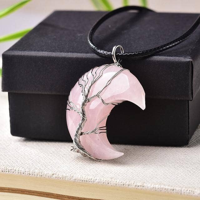 Ashlen – wholesale Pendant/charm necklace – "TREE OF LIFE" CRESCENT NECKLACE3