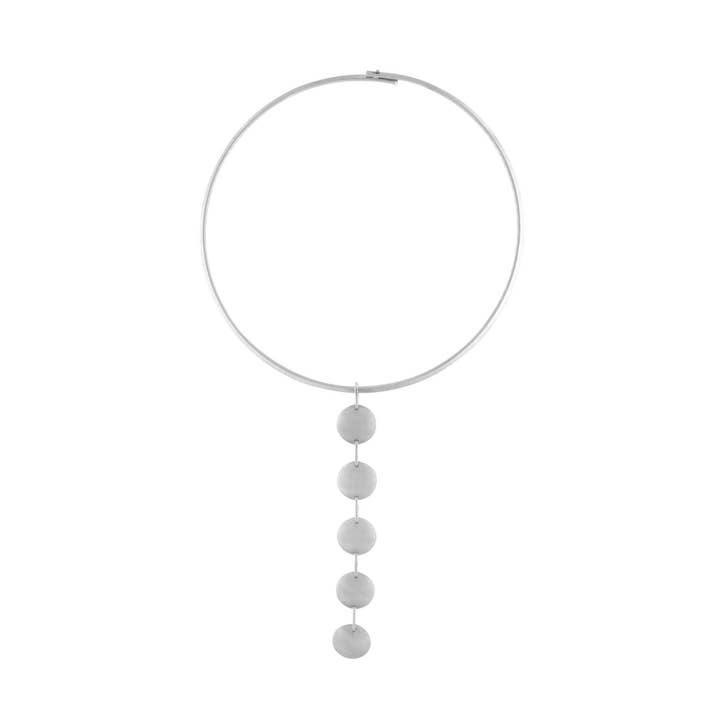 Alaya IN:STORE Long Orbit Necklace Silver Plating for wholesale by Dansk Copenhagen