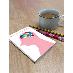 David Shrigley x Brainbox Candy – wholesale Notebook – Funny Gift - David Shrigley A6 Notebook - Stupid Thoughts1