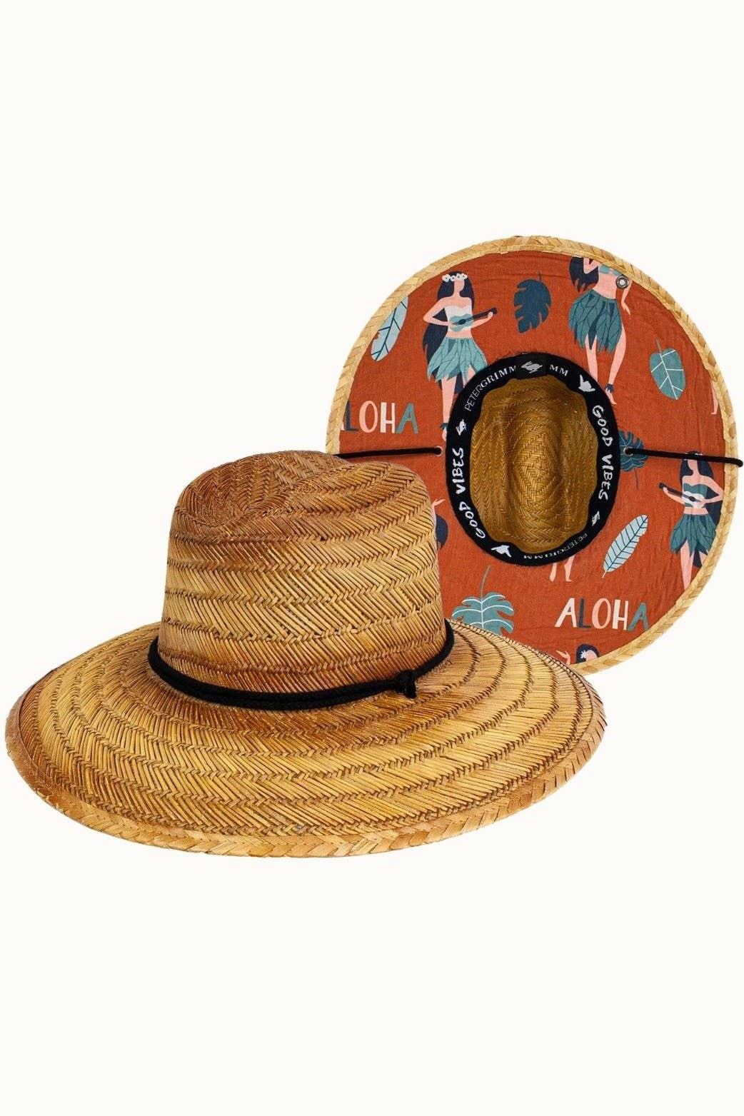 Olive & Pique - Wholesale Straw Hat - Unisex - BALLERINA Straw Lifeguard Hat with Chin Cord0