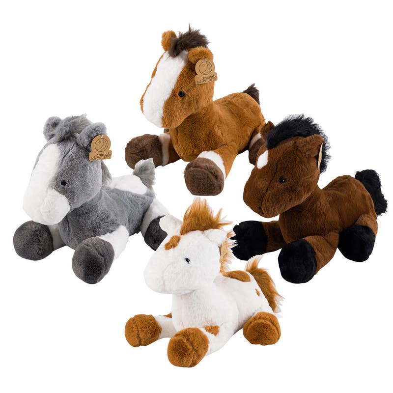 Deluxe Import Trading - Wholesale Stuffed/Plush Toy - Kids & Baby - Animal Adventure Painted Ponies Plush - 15'' - 4 Colors0