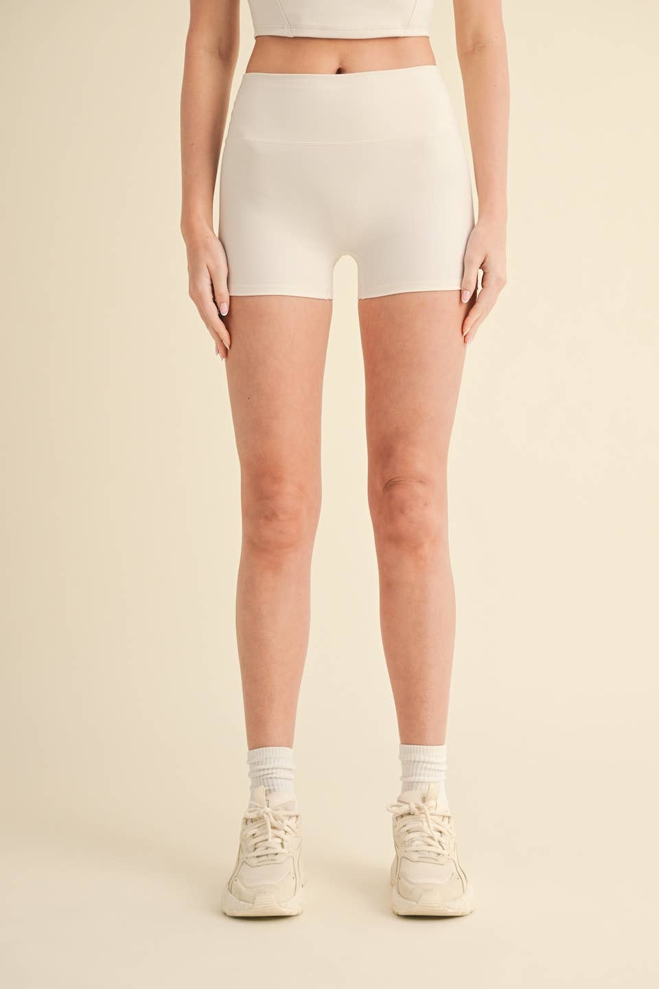 KIMBERLY C - Wholesale Athletic Shorts - Women's - Mid-Rise Mini Shorts0