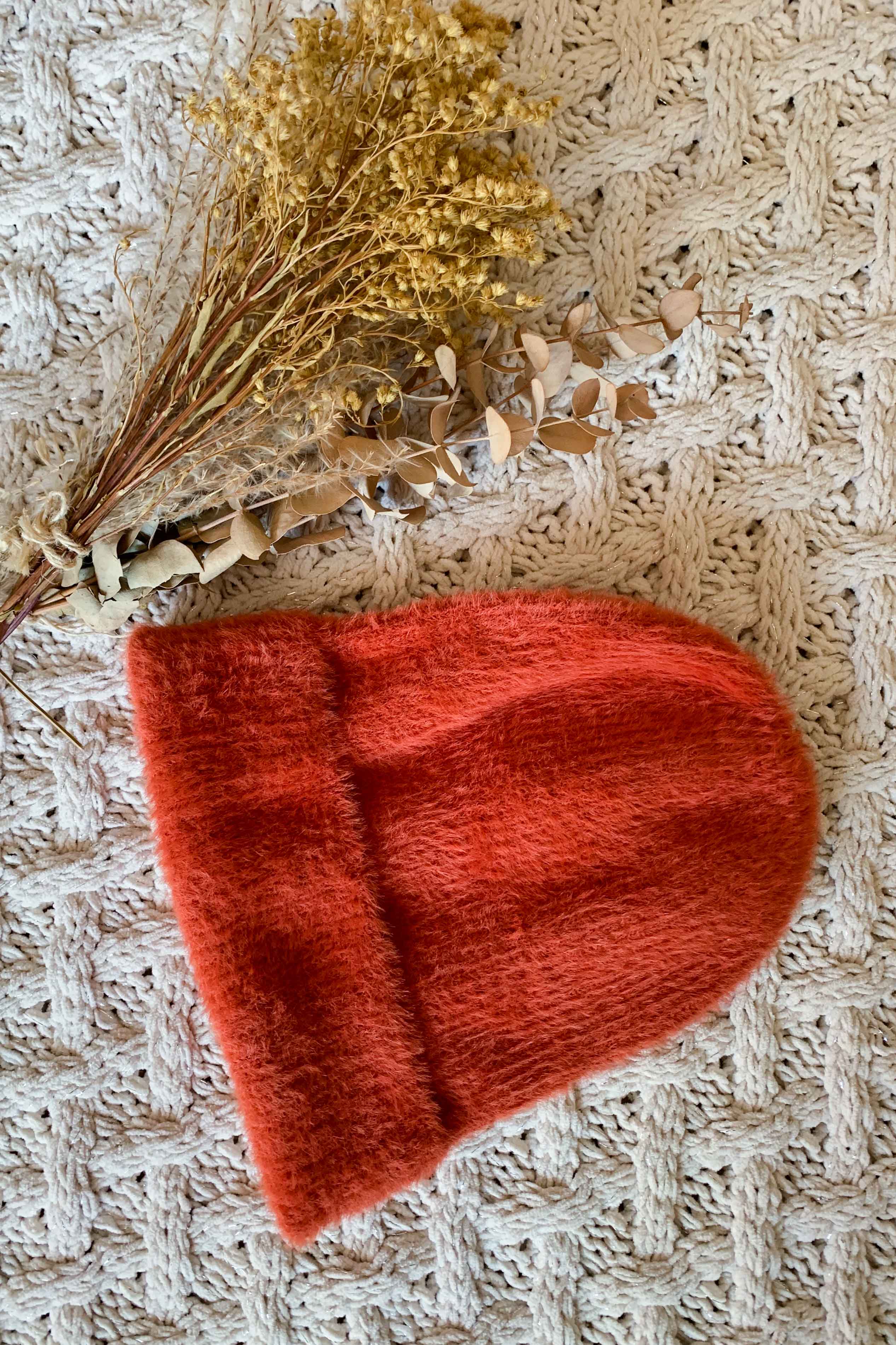 AMOLI - Wholesale Beanie - Women's - Soft Warm Ribbed Fuzzy Faux Angora Beanie2