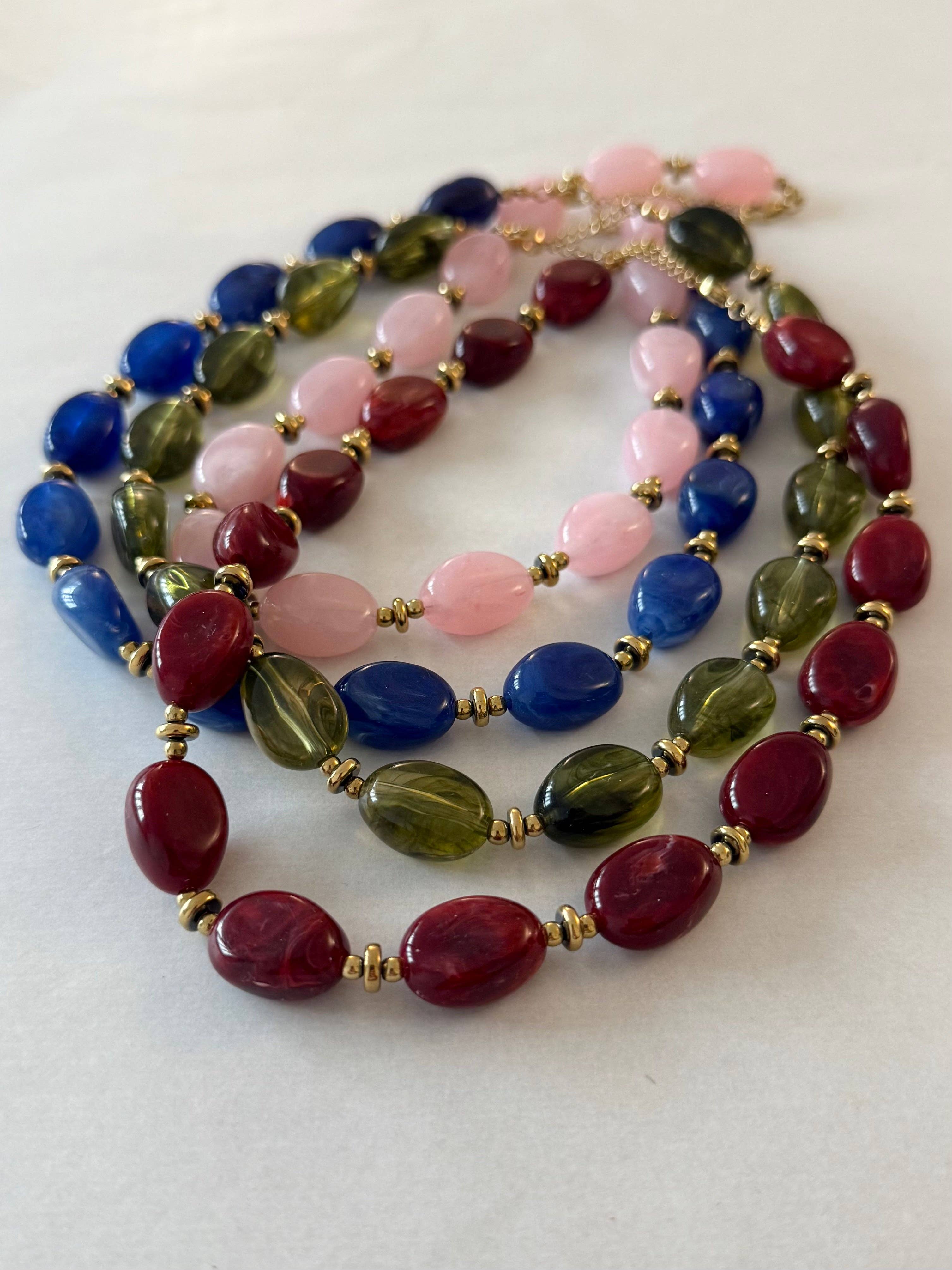 A.B. Paris - Wholesale Beaded/Pearl Necklace - Java - 7 colors18