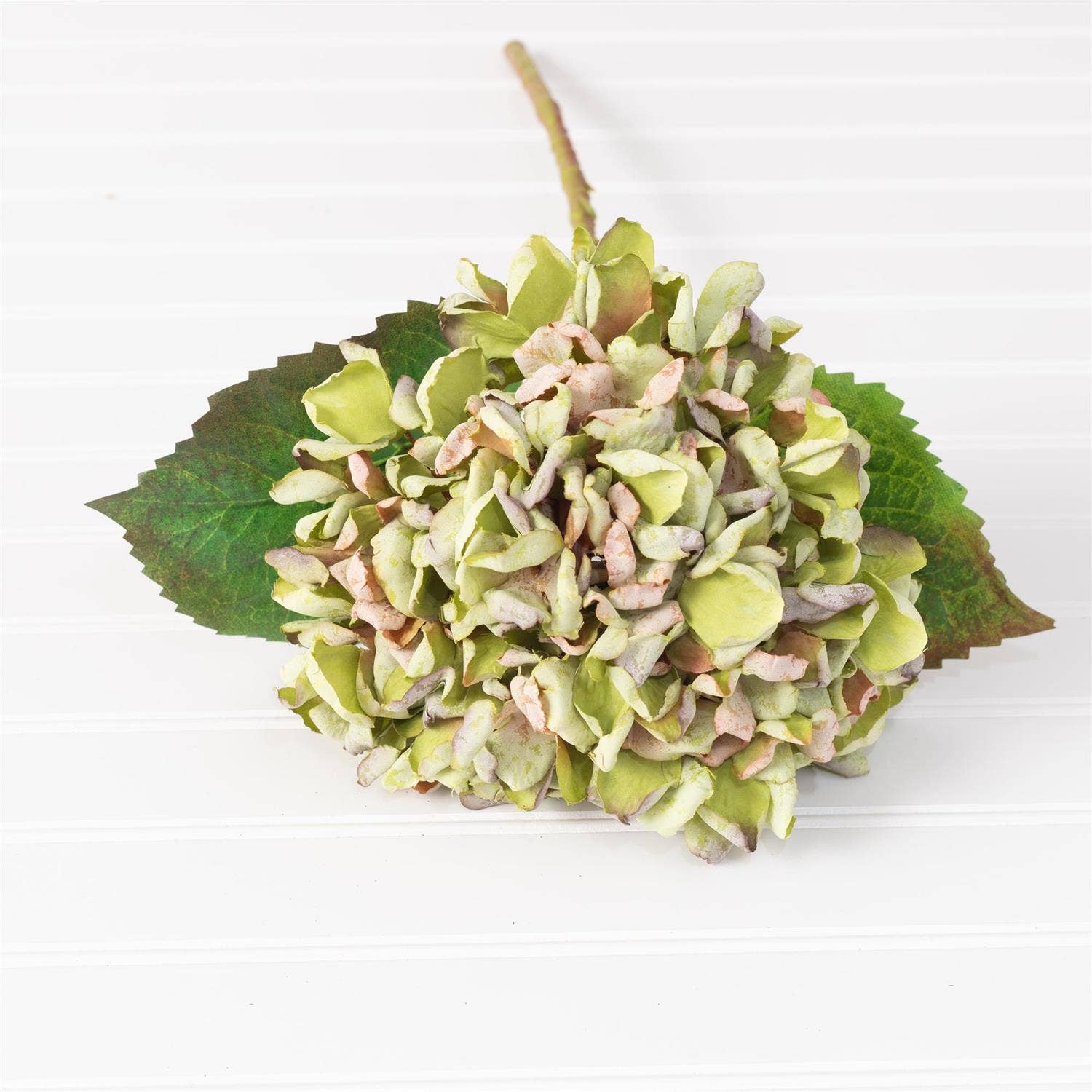 Audrey's Home & Gift - Wholesale Artificial Flowers - Pick - Hydrangea Green (PK/12)1