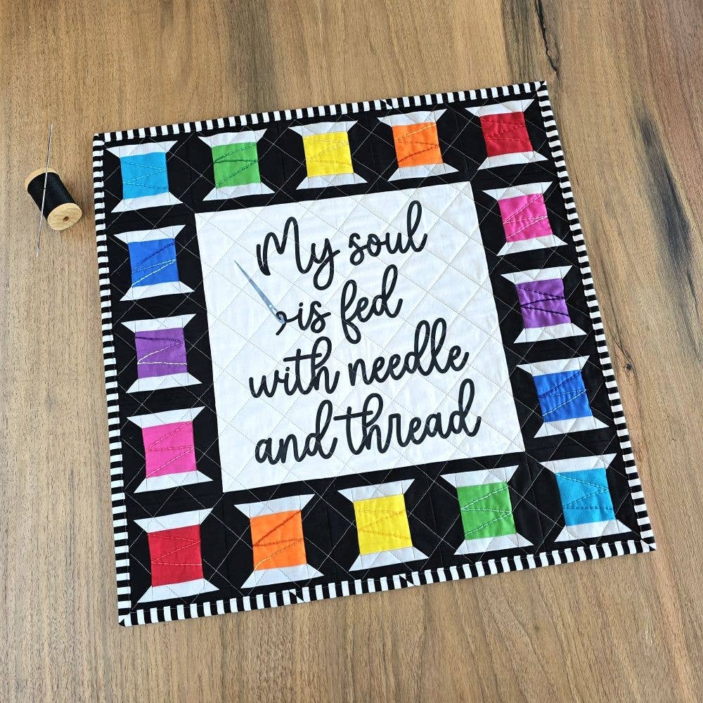 Staci W Creative LLC - Wholesale Craft Sewing Kit - Needle and Thread Quilt Pattern and Fabric Panel2