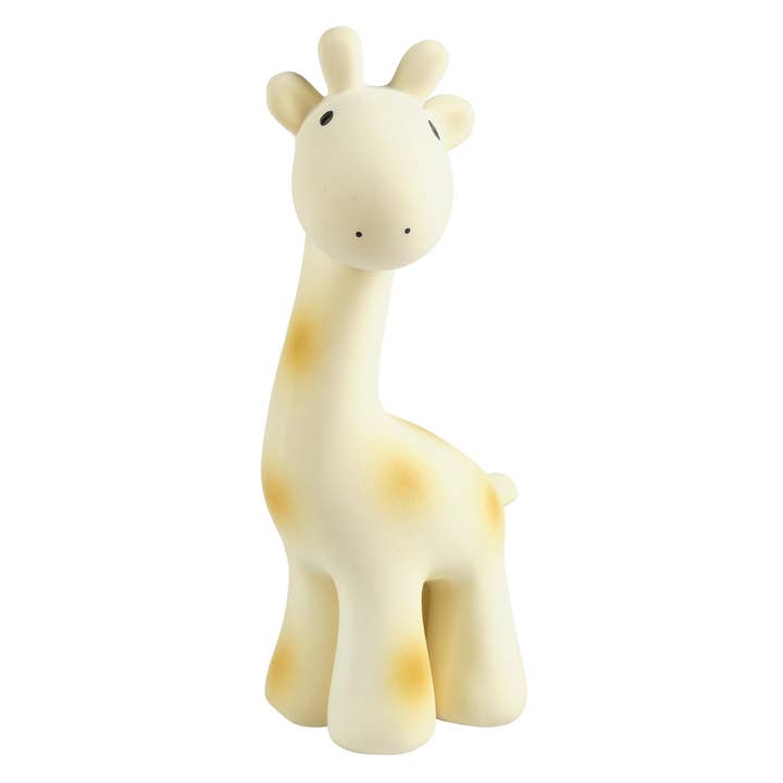 Tikiri Toys LLC - Wholesale Bath Toy - Baby - Giraffe Natural Organic Rubber Teether, Rattle & Bath Toy