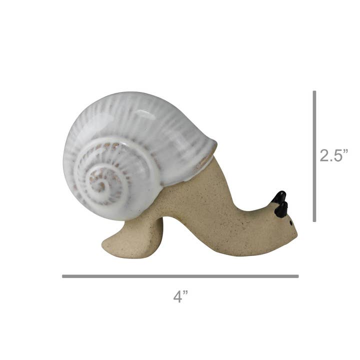 HomArt - Wholesale Decoratief beeldje - Kruipende slak, keramiek3