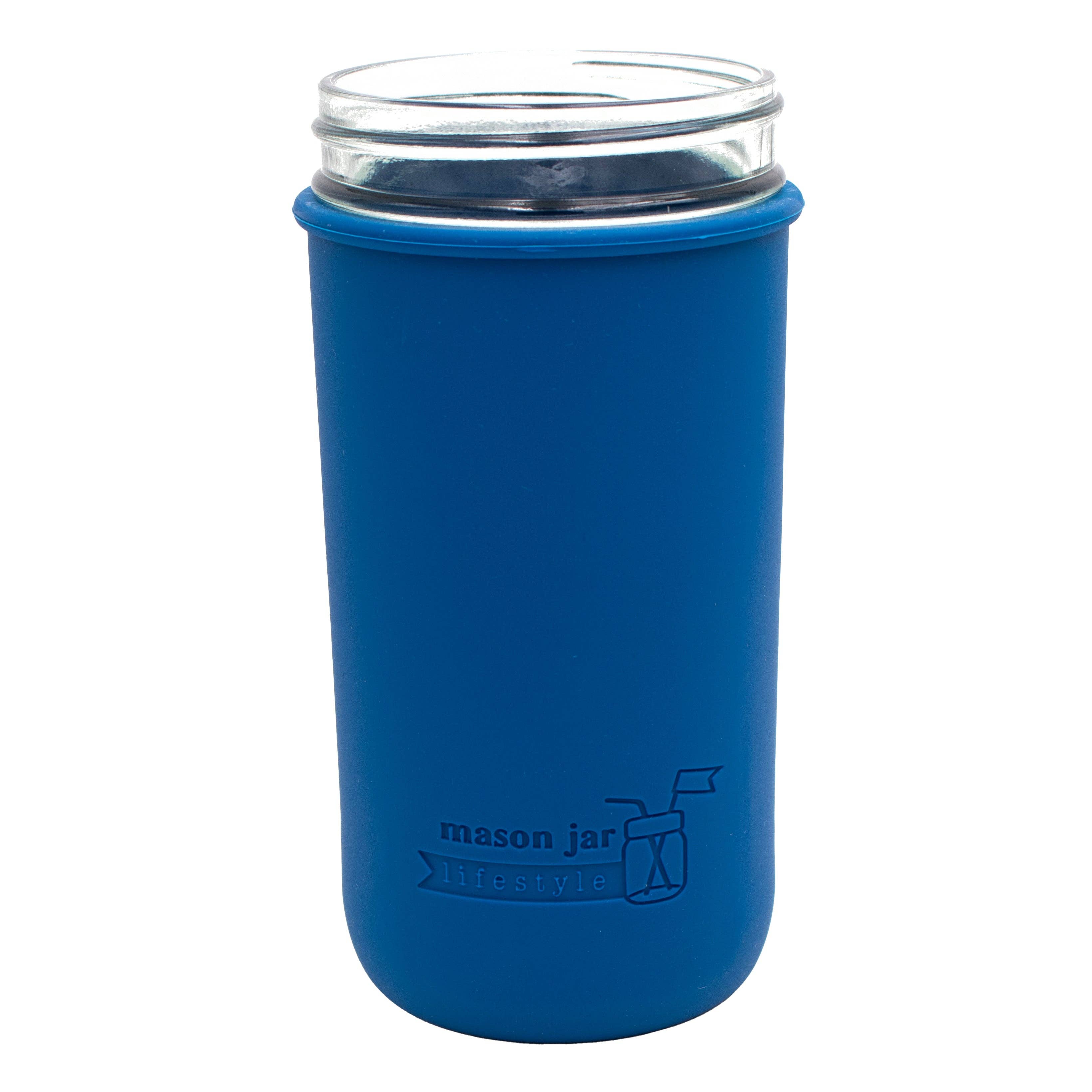 Mason Jar Lifestyle - Wholesale Drink Huggers & Koozies - Silicone Sleeve for Pint & a Half 24oz Ball Mason Jars5