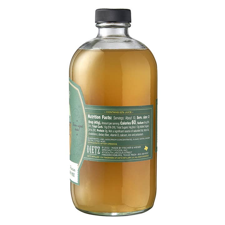 Fischer & Wieser - Wholesale Cocktail Mix/Syrup - Lime Ginger Cocktail Mix