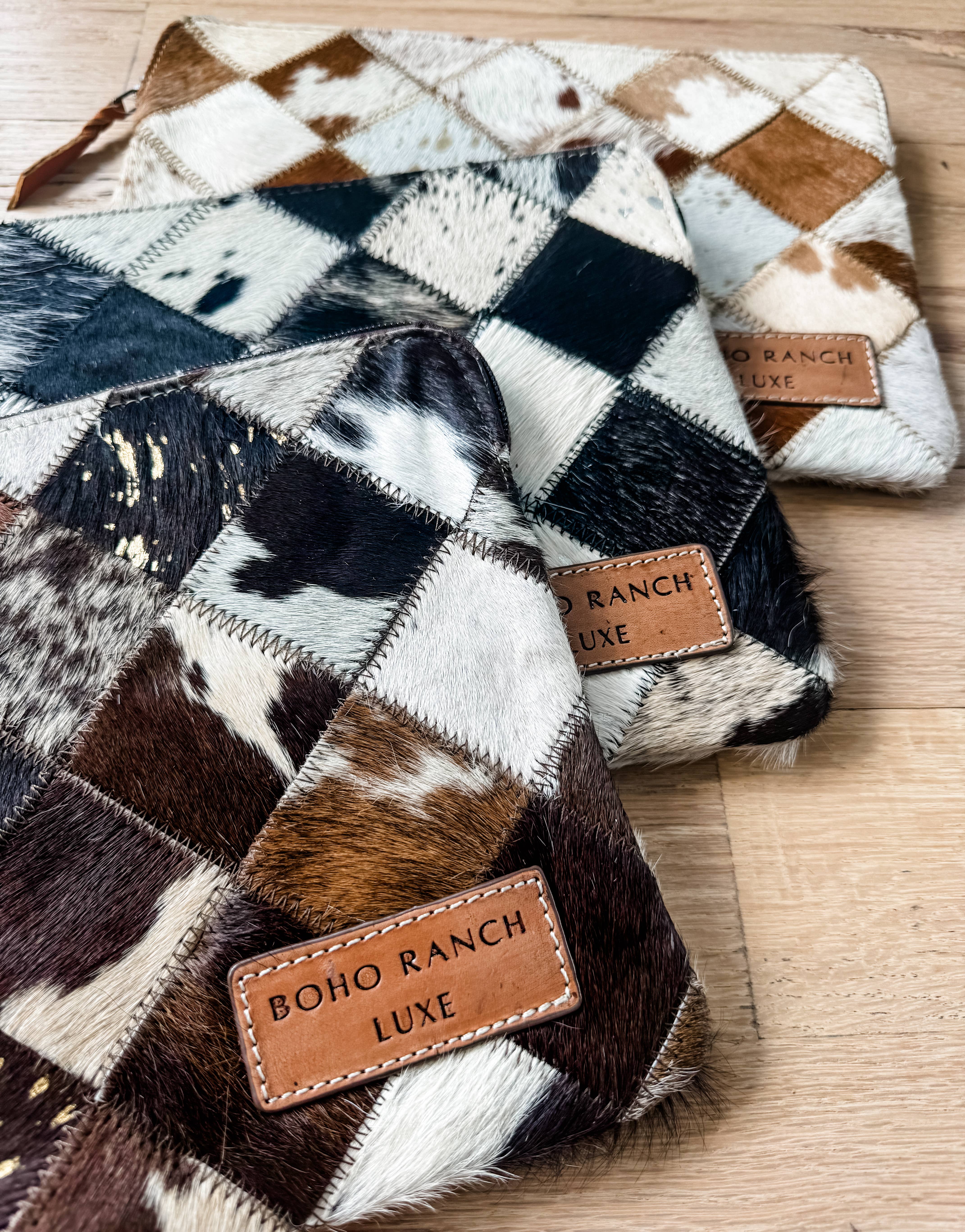 Boho Ranch Shop - Wholesale Laptop/Tablet Case - Unisex - BOHO LUXE LAPTOP tech sleeve computer bag hairon cowhide5