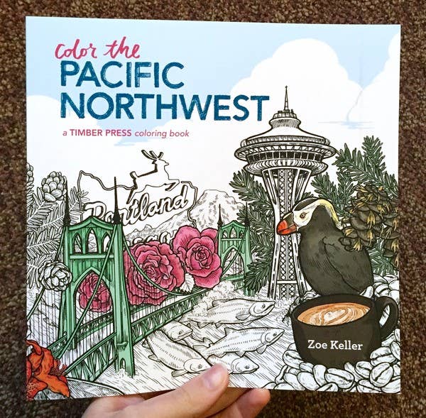 Microcosm Publishing & Distribution - Wholesale Coloring & Activity Book - Adult - Color the Pacific Northwest0