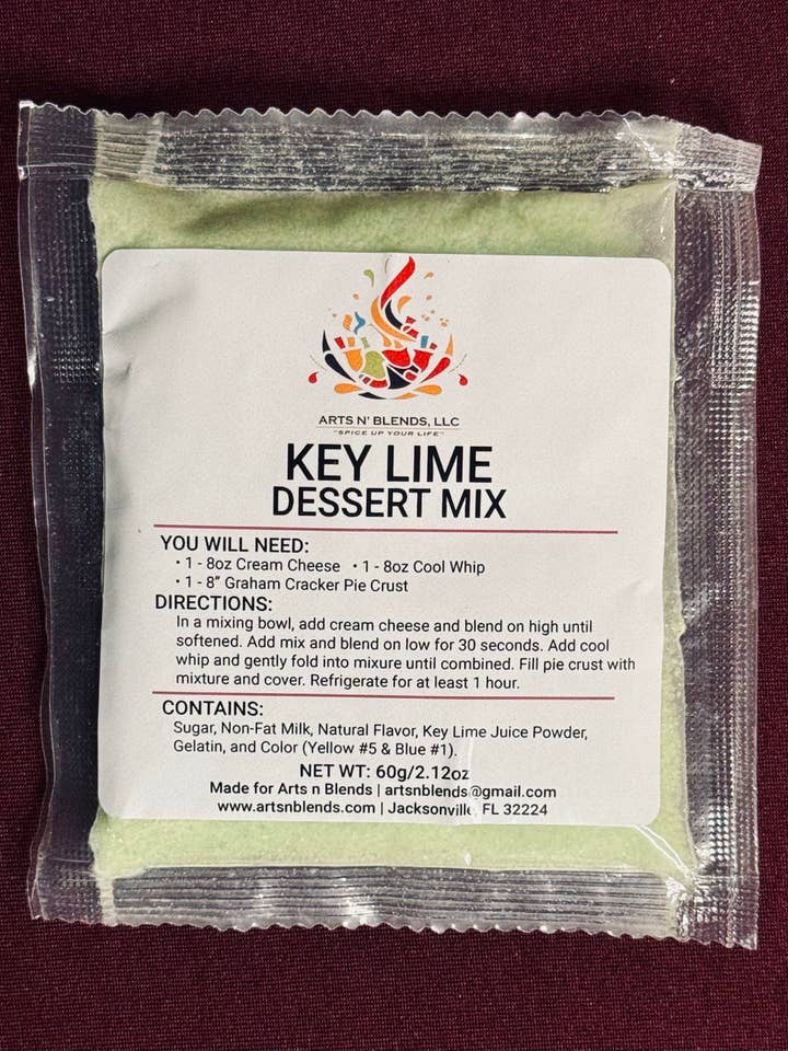 Key Lime Dessert Mix – Gluten-Free, Holiday Pie & Gift Shops for wholesale by Arts N' Blends
