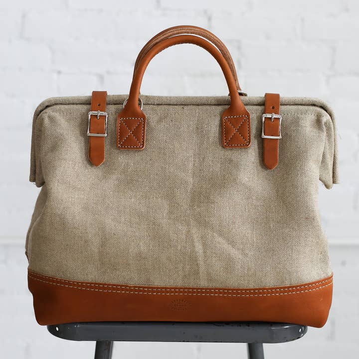 FORESTBOUND - Wholesale Weekender Bag - Women's - 1960's era Salvaged Hemp Carryall
