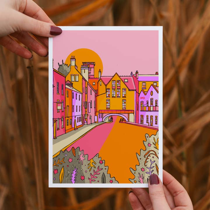 Freya Niamh Design - Wholesale Art Print - Birmingham Art Print, Travel-Themed Art