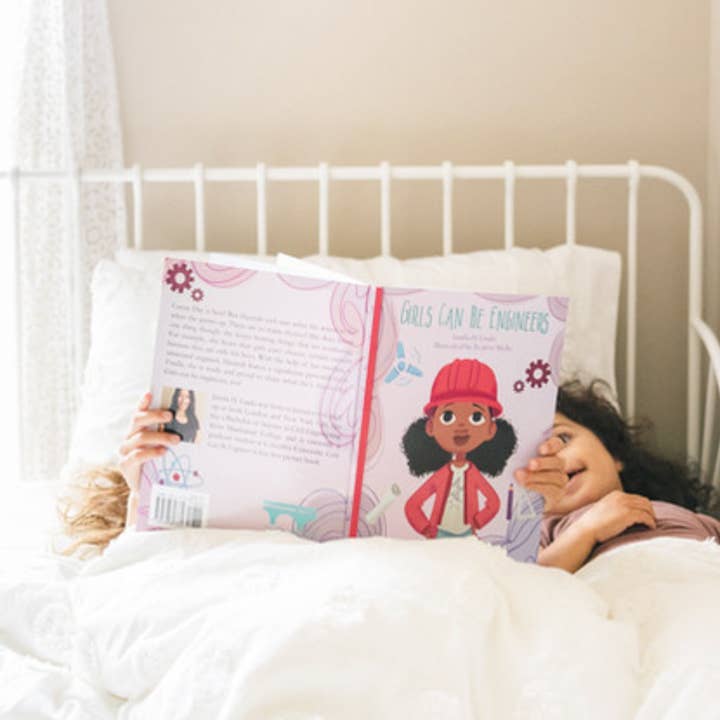 J.H. Lindo Books - Wholesale Early Reader Book (6-8) - Girls Can Be Engineers: STEM Children's Book (Book 1)4