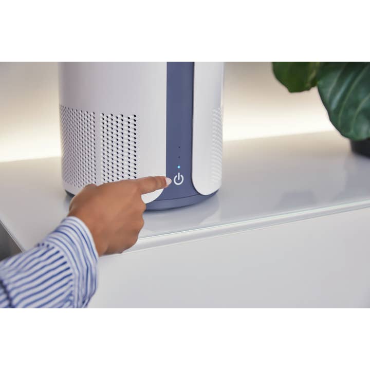 White Grey Miko Air Purifier with Essential Oil // Ibuki for wholesale on Faire