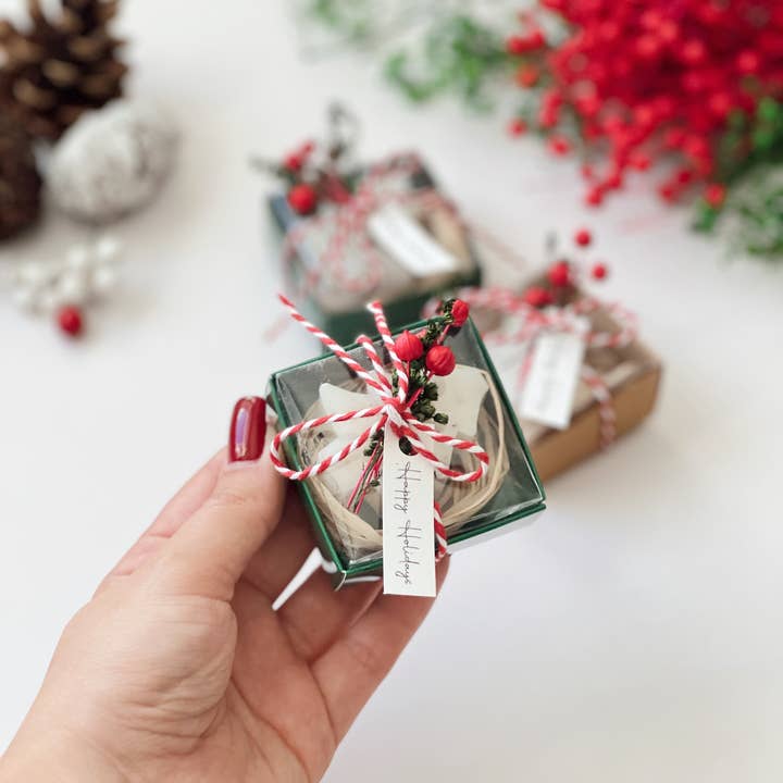 Uniq Favors - Wholesale Christmas decoration - Christmas Scent Soap Favors, Personalized Holiday Gifts7